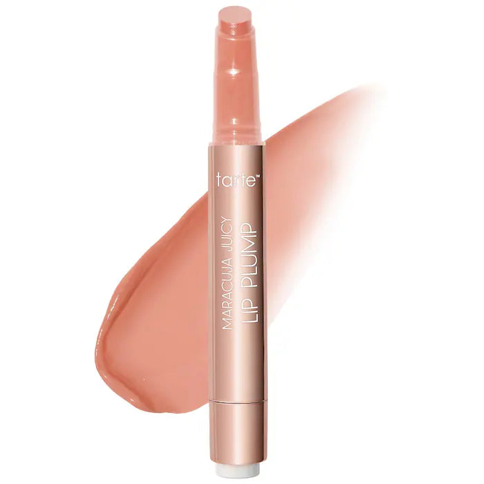 Labial voluminizador Maracuja Juicy Lip Plump - Tarte vista frontal con fondo blanco.