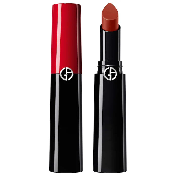 Labial Lip Power Long Lasting Lipstick - Armani Beauty vista frontal con fondo blanco.