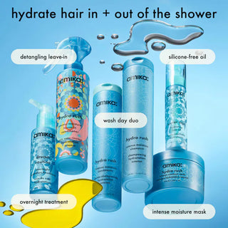 Acondicionador sin enjuague Hydro Rush: Hidratación intensa con Ácido Hialurónico - Amika
