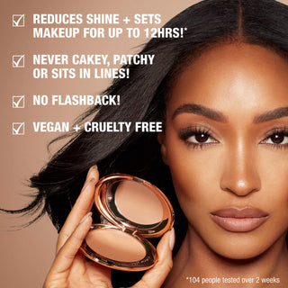 Polvo compacto fijador Efecto Natural Airbrush Flawless™ - Charlotte Tilbury