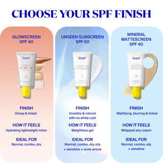Protector solar facial Glowscreen SPF 40 with Hyaluronic Acid + Niacinamide - Supergoop!