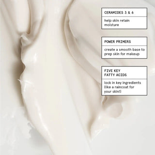 Crema facial Priming Moisturizer Rich Face Cream with Ceramides - Glossier