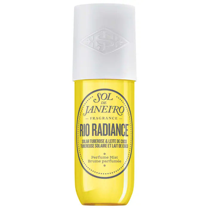 Rio Radiance Perfume Mist - Sol de Janeiro vista frontal con fondo blanco.