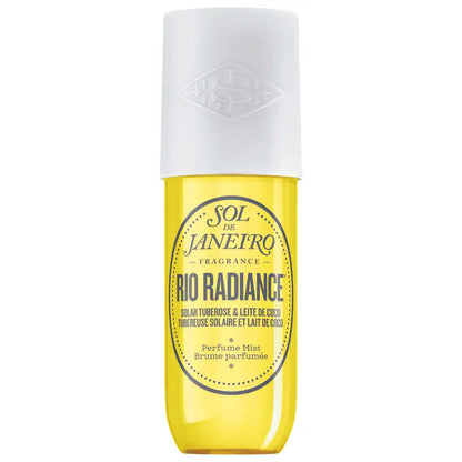 Rio Radiance Perfume Mist - Sol de Janeiro vista frontal con fondo blanco.