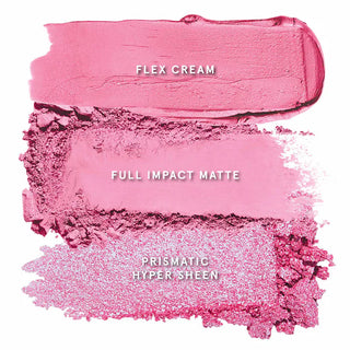 Rubor Cheek Clapper 3D Blush Trio Palette - ONE/SIZE by Patrick Starrr vista frontal con fondo blanco.