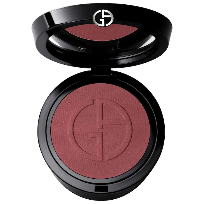 Rubor Luminous Silk Glow Blush - Armani Beauty vista frontal con fondo blanco.