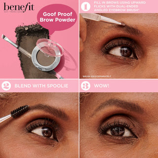 Polvo para cejas rellenador Goof Proof Waterproof - Benefit Cosmetics
