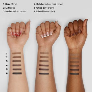 Lápiz de cejas KUSH Brow Shadow Stick Waterproof - MILK MAKEUP