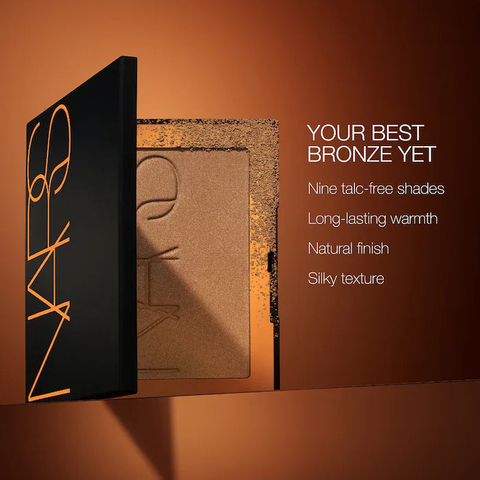 Bronzer Laguna Talc Free - NARS vista frontal con fondo blanco.