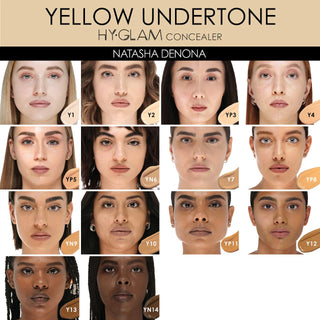Corrector Hy-Glam Brightening & Hydrating Crease Proof Serum Concealer - NATASHA DENONA