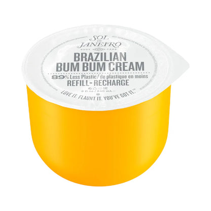 Brazilian Bum Bum™ Crema Corporal Reafirmante recargable - Sol de Janeiro vista frontal con fondo blanco.