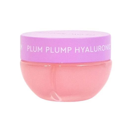 Bálsamo Labial Plum Plump Hyaluronic Acid Lip Gloss - Glow Recipe vista frontal con fondo blanco.