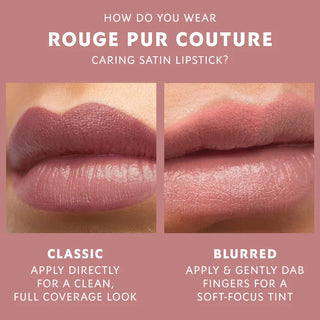 Labial Rouge Pur Couture Caring Satin Lipstick with Ceramides - Yves Saint Laurent