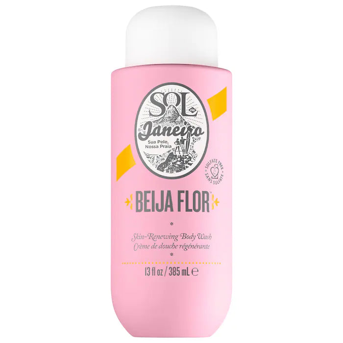 Beija Flor™ Jabón Corporal Renovador Vegano - Sol de Janeiro vista frontal con fondo blanco.