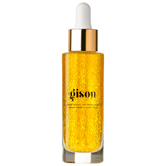 Honey Infused™ Serum reparador para cabello - Gisou vista frontal con fondo blanco.