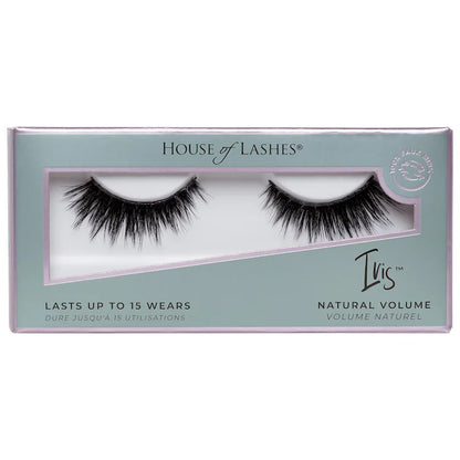 Pestañas postizas reutilizables Faux Mink Volumizing - House of Lashes vista frontal con fondo blanco.