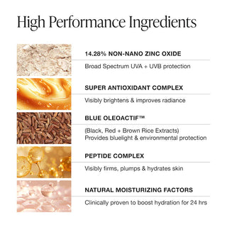 Protector solar facial Mineral Sun Glow Broad Spectrum Sunscreen SPF 43 PA +++ con péptidos y vitamina C - INNBEAUTY PROJECT
