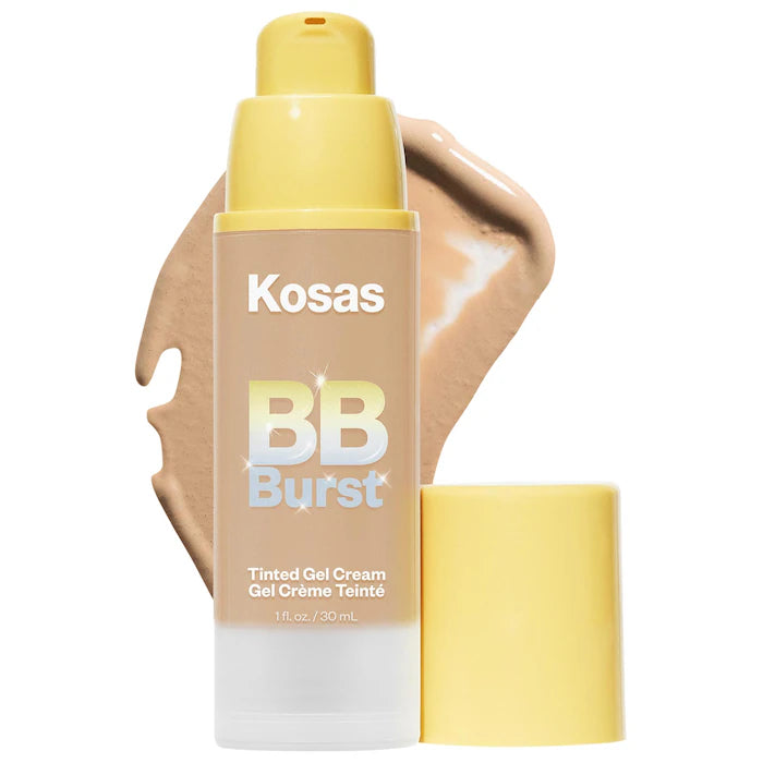 BB Cream en gel hidratante con color y péptidos de cobre BB Burst™ - Kosas vista frontal con fondo blanco.