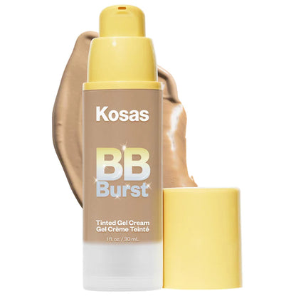 BB Cream en gel hidratante con color y péptidos de cobre BB Burst™ - Kosas vista frontal con fondo blanco.