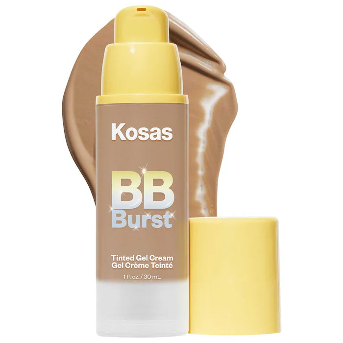 BB Cream en gel hidratante con color y péptidos de cobre BB Burst™ - Kosas vista frontal con fondo blanco.