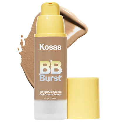 BB Cream en gel hidratante con color y péptidos de cobre BB Burst™ - Kosas vista frontal con fondo blanco.