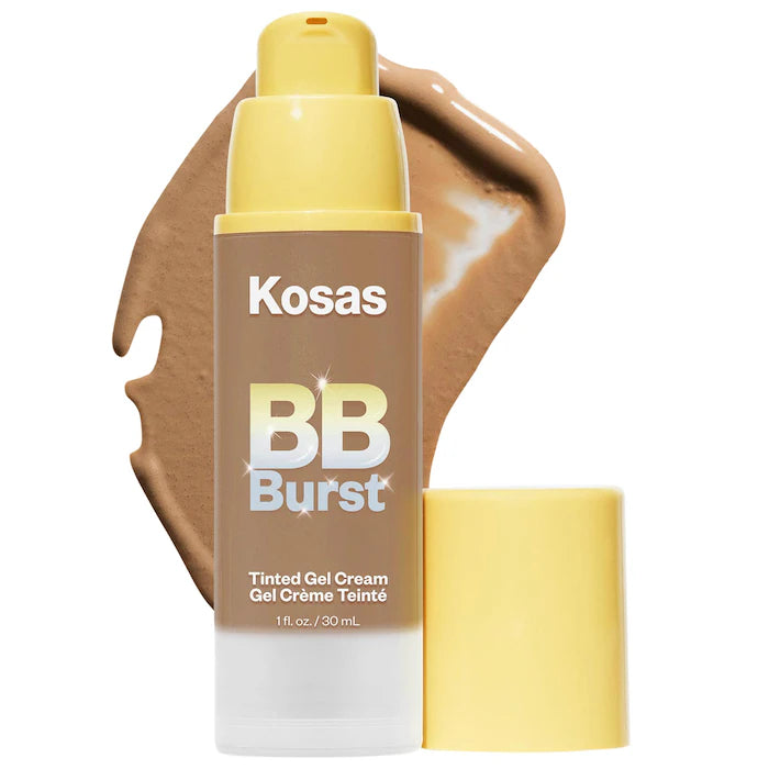 BB Cream en gel hidratante con color y péptidos de cobre BB Burst™ - Kosas vista frontal con fondo blanco.