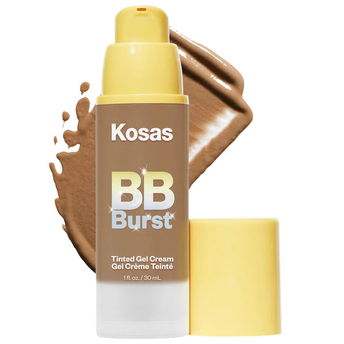 BB Cream en gel hidratante con color y péptidos de cobre BB Burst™ - Kosas vista frontal con fondo blanco.