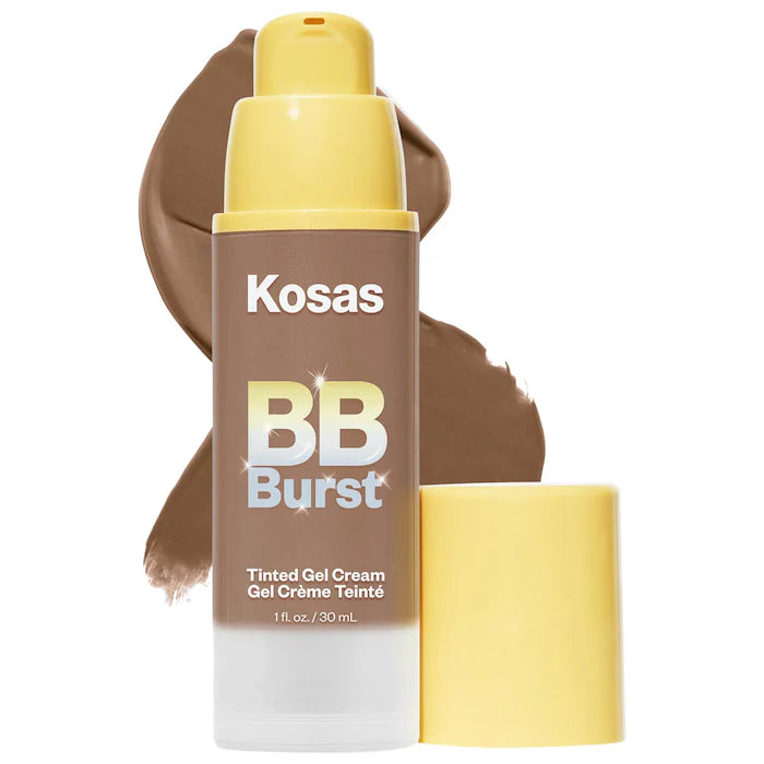 BB Cream en gel hidratante con color y péptidos de cobre BB Burst™ - Kosas vista frontal con fondo blanco.