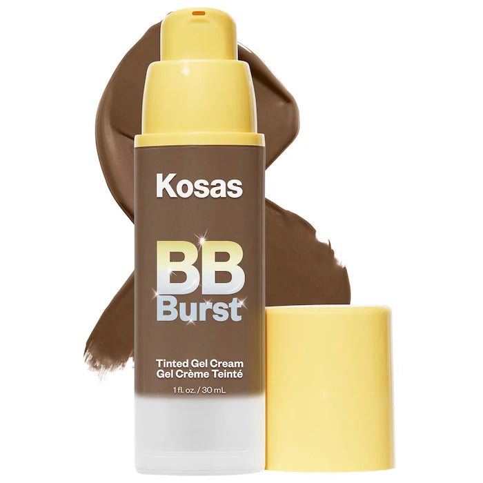 BB Cream en gel hidratante con color y péptidos de cobre BB Burst™ - Kosas vista frontal con fondo blanco.