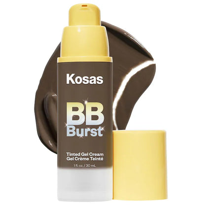 BB Cream en gel hidratante con color y péptidos de cobre BB Burst™ - Kosas vista frontal con fondo blanco.