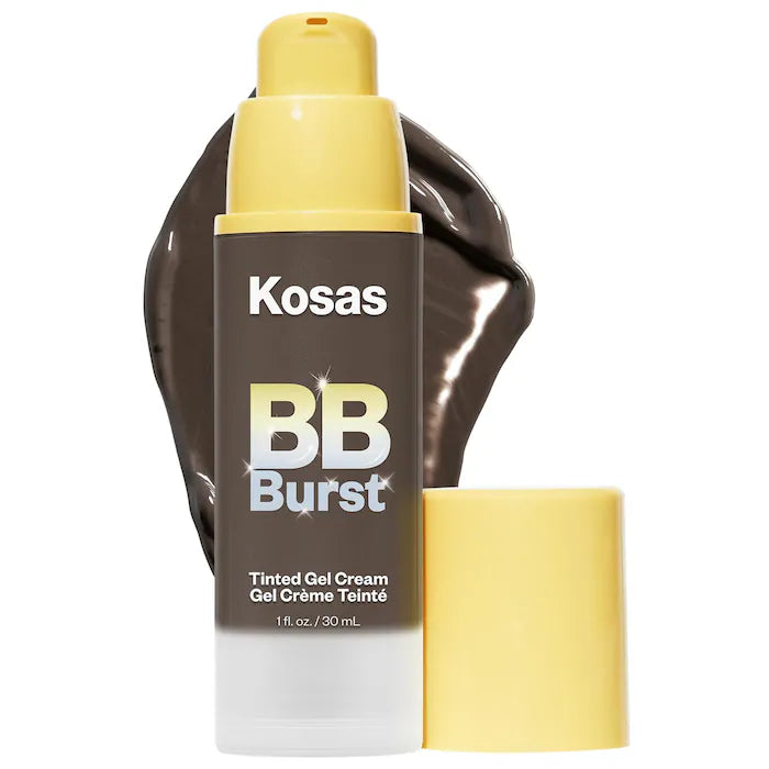 BB Cream en gel hidratante con color y péptidos de cobre BB Burst™ - Kosas vista frontal con fondo blanco.