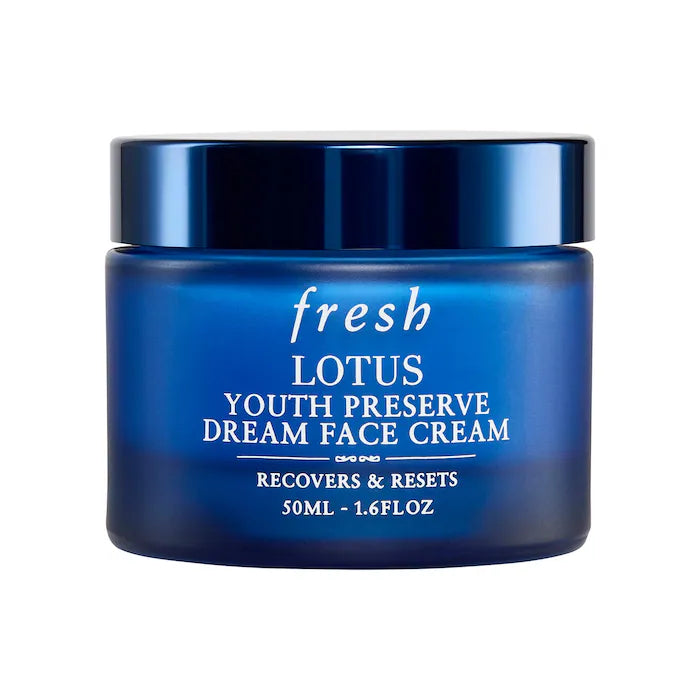 Crema Facial Lotus Youth Preserve Radiance Renewal Night Cream - fresh vista frontal con fondo blanco.