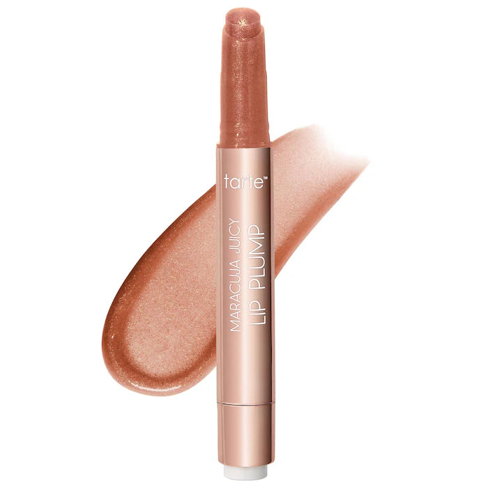 Labial voluminizador Maracuja Juicy Lip Plump - Tarte vista frontal con fondo blanco.