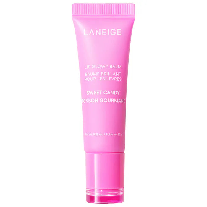 Labial hidratante Lip Glowy Balm - LANEIGE vista frontal con fondo blanco.