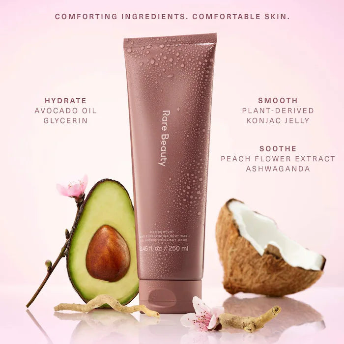 Find Comfort ™ Gel de baño exfoliante Konjac Jelly Body Wash - Rare Beauty