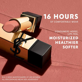 Labial Rouge Pur Couture Caring Satin Lipstick with Ceramides - Yves Saint Laurent