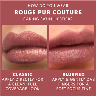 Labial Rouge Pur Couture Caring Satin Lipstick with Ceramides - Yves Saint Laurent