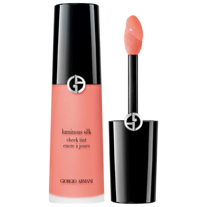 Rubor Líquido Luminous Silk Cheek Tint - Armani Beauty vista frontal con fondo blanco.