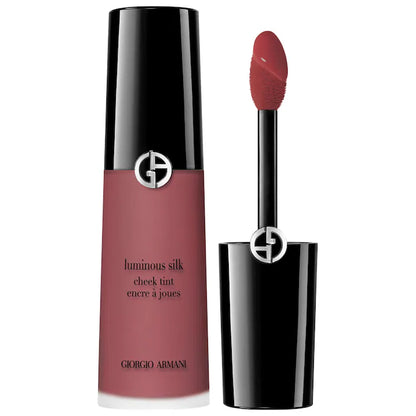 Rubor Líquido Luminous Silk Cheek Tint - Armani Beauty vista frontal con fondo blanco.