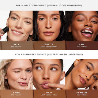 Bronzer líquido Dew Bronze Soft Focus Effortless - Saie