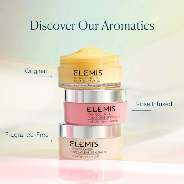 Bálsamo Limpiador Pro-Collagen Makeup Melting Cleansing Balm - Elemis vista frontal con fondo blanco.