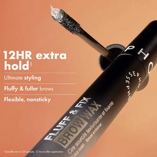 Gel para cejas Fluff & Fix 12HR Brow Wax for Lamination Effect - SEPHORA COLLECTION