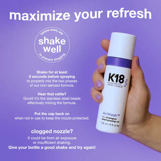 Shampoo en Seco AirWash™ Dry Shampoo - K18