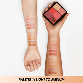 Paleta HD SKIN FACE ESSENTIALS PALETTE 4 en 1 (base + contorno + iluminador + rubor en crema) - MAKE UP FOR EVER