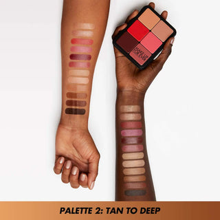 Paleta HD SKIN FACE ESSENTIALS PALETTE 4 en 1 (base + contorno + iluminador + rubor en crema) - MAKE UP FOR EVER