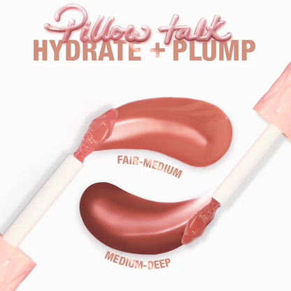 Lip Gloss Voluminizador Pillow Talk™ Big Lip Plumpgasm - Charlotte Tilbury vista frontal con fondo blanco.