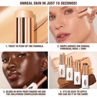 Base de Maquillaje en Barra Unreal Skin Sheer Glow Tint Hydrating - Charlotte Tilbury