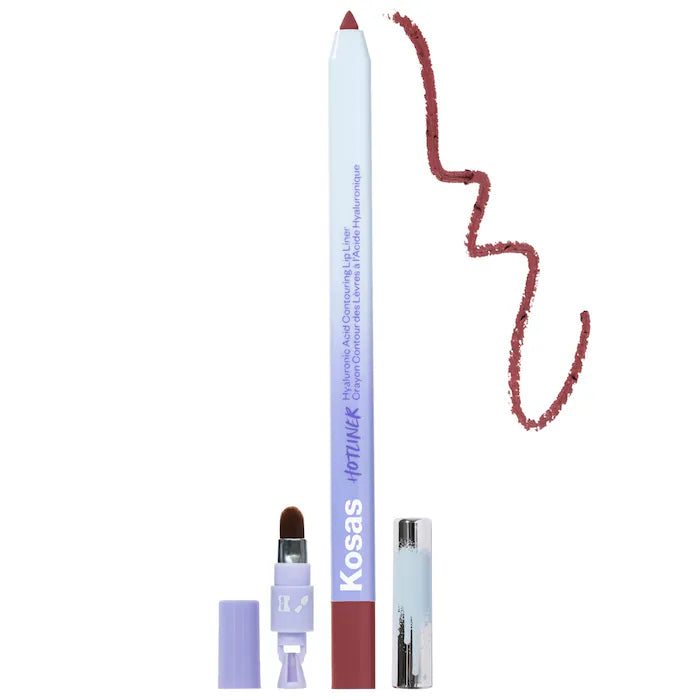 Delineador de labios con ácido hialurónico Hotliner™ - Kosas vista frontal con fondo blanco.