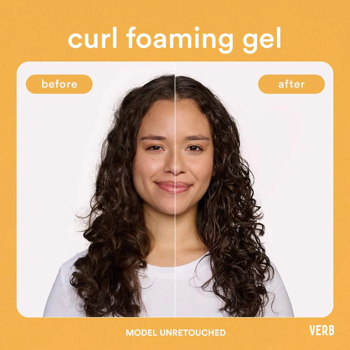 Curl Foaming Gel Define + Anti Frizz para cabellos rizados - Verb