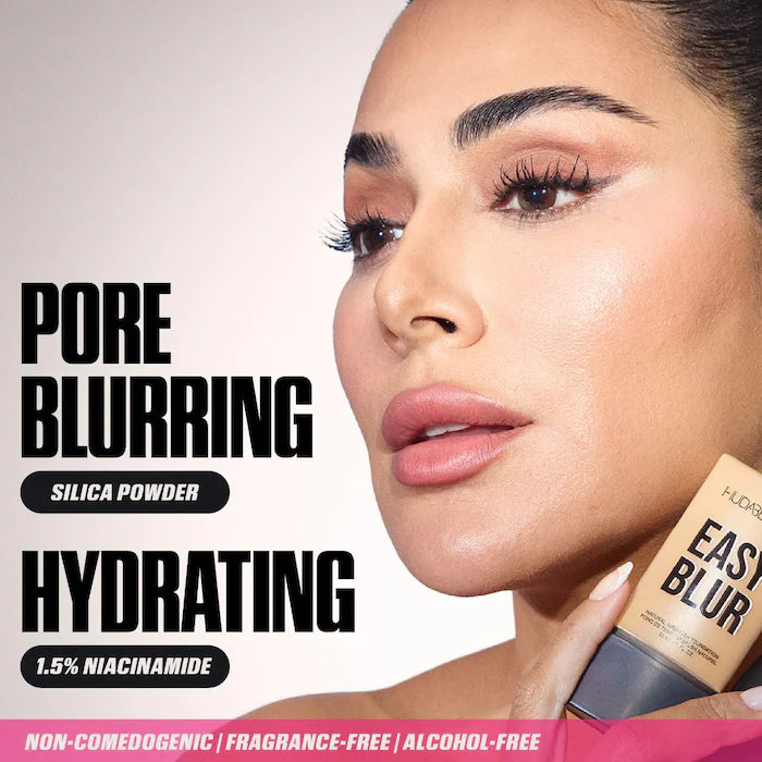 Base de Maquillaje Easy Blur™ Natural Airbrush Foundation with Niacinamide - HUDA BEAUTY